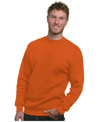 1102 Bayside Fleece Crew Neck Pullover Bright Orange