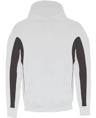 1465 Badger Drive Poly Performance Fleece Hood White/ Graphite