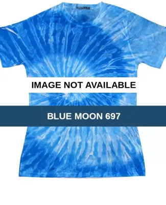 1555 tie dye Sublimated Polyester Ladies' Tee Blue Moon 697