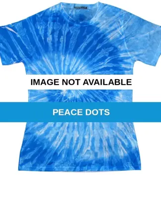 1555 tie dye Sublimated Polyester Ladies' Tee Peace Dots