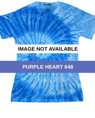 1555 tie dye Sublimated Polyester Ladies' Tee Purple Heart 648