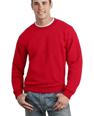 Gildan 1200 DryBlend Crew Neck Sweatshirt in Red