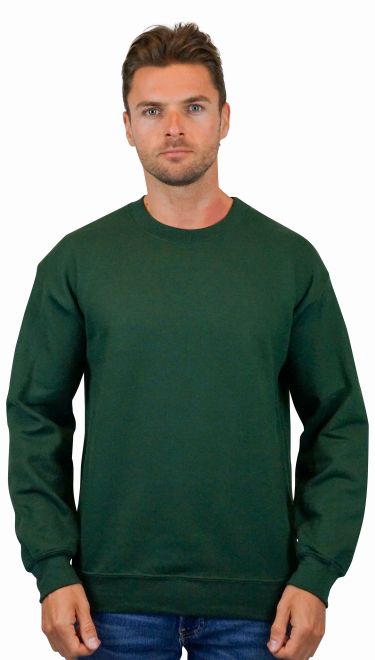 Gildan 1200 DryBlend Crew Neck Sweatshirt in Forest