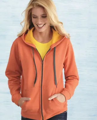 18700FL Gildan Missy Fit Heavy BlendVintage Full-Zip Hooded Sweatshirt Catalog