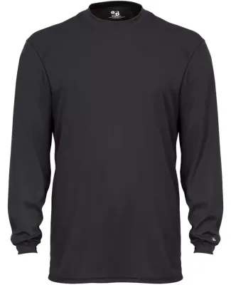 2104 Badger Youth B-Core Long-Sleeve Performance T Black