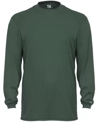 2104 Badger Youth B-Core Long-Sleeve Performance T Forest