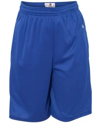 2119 Badger BadgerCore Pocketed Youth Shorts in Royal