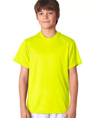 2120 Badger Youth B-Core Performance Tee in Safety yellow