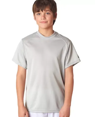 2120 Badger Youth B-Core Performance Tee in Silver