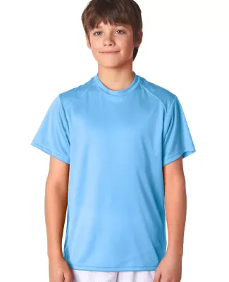 2120 Badger Youth B-Core Performance Tee in Columbia blue