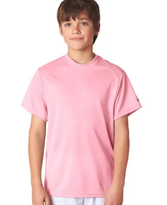 2120 Badger Youth B-Core Performance Tee in Pink