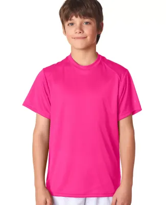 2120 Badger Youth B-Core Performance Tee in Hot pink