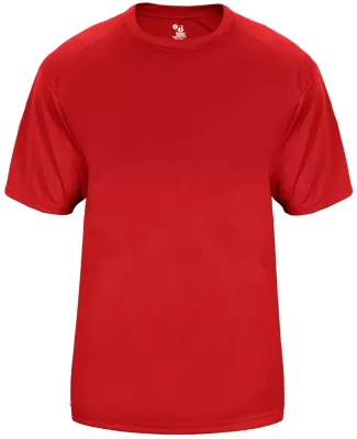 2170 Badger Rally Girls/Youth Athletic V-neck Jers in Red