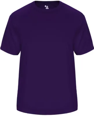 2170 Badger Rally Girls/Youth Athletic V-neck Jers in Purple