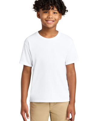 Jerzees 21B  Youth JERZEES 21BR in White