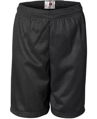 2207 Badger Youth Mesh/Tricot 6-Inch Shorts Black
