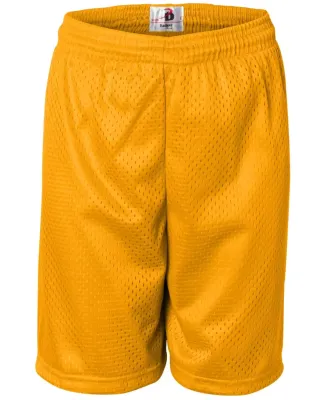 2207 Badger Youth Mesh/Tricot 6-Inch Shorts Gold