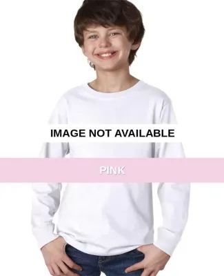 2214 LA T Youth Jersey Long-Sleeve Tee Pink