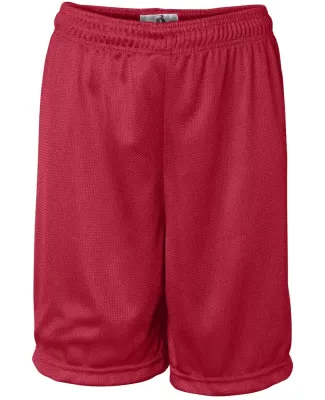 2237 Badger Youth Mini-Mesh Shorts Red