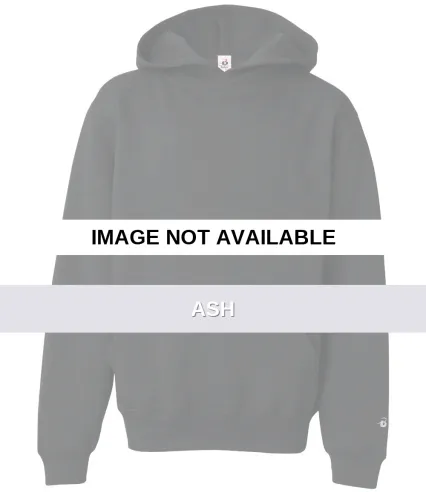 2254 Badger Youth Hooded Sweatshirt Ash