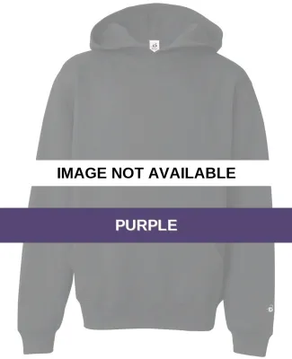 2254 Badger Youth Hooded Sweatshirt Purple