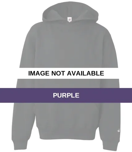2254 Badger Youth Hooded Sweatshirt Purple