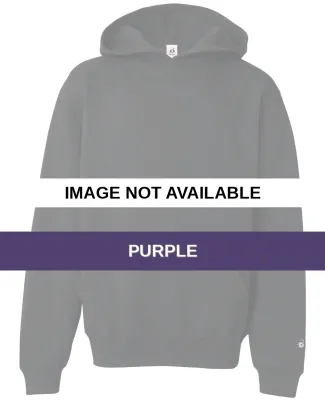 2254 Badger Youth Hooded Sweatshirt Purple