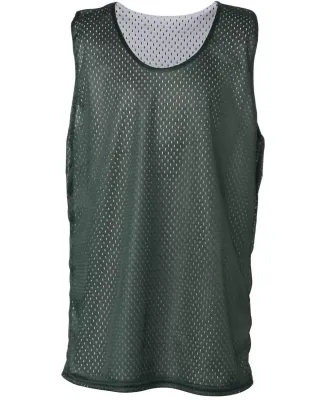 2529 Badger Youth Mesh Reversible Tank Forest/ White