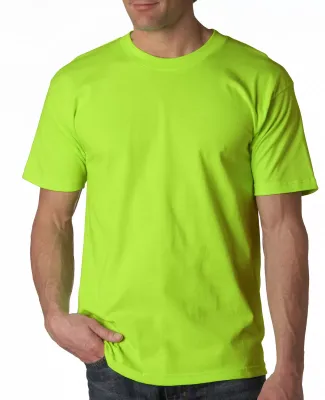 2905 Bayside Adult Union Made Cotton Tee Lime Green