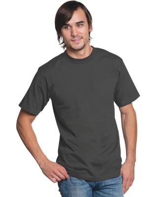 2905 Bayside Adult Union Made Cotton Tee Charcoal