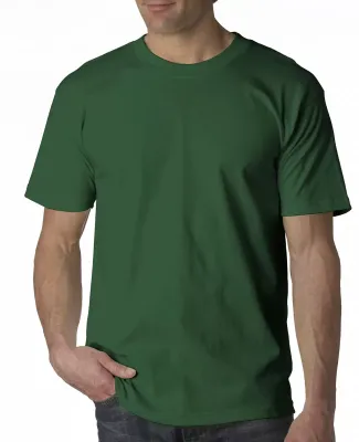 2905 Bayside Adult Union Made Cotton Tee Forest Green