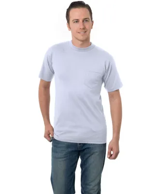 3015 Bayside Adult Union Made Cotton Pocket Tee Ash