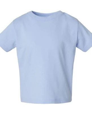 3301T Rabbit Skins Toddler Cotton T-Shirt in Light blue