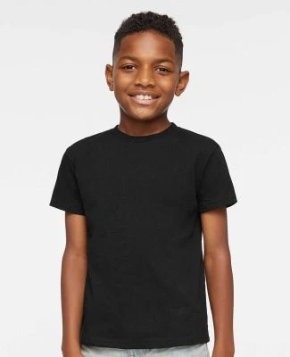 3301T Rabbit Skins Toddler Cotton T-Shirt in Black