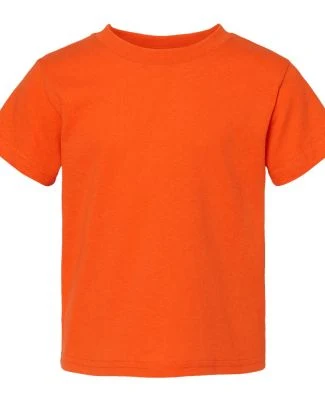 3301T Rabbit Skins Toddler Cotton T-Shirt in Orange