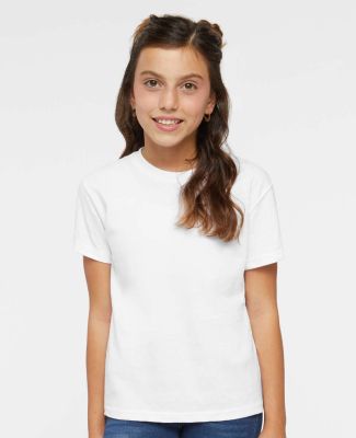 3301T Rabbit Skins Toddler Cotton T-Shirt in White