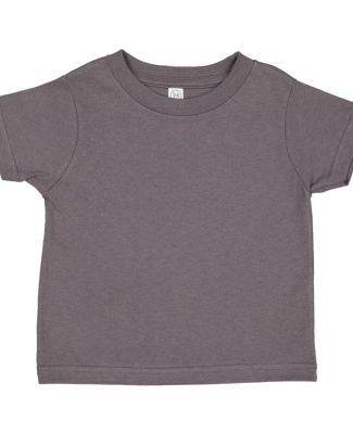 3301T Rabbit Skins Toddler Cotton T-Shirt in Charcoal