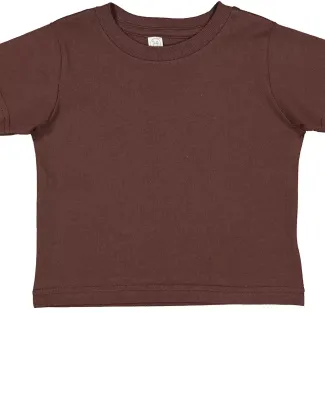 3301T Rabbit Skins Toddler Cotton T-Shirt BROWN
