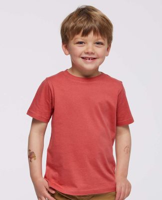 3321 Rabbit Skins Toddler Fine Jersey T-Shirt in Passionfruit