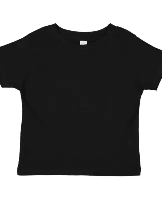 3321 Rabbit Skins Toddler Fine Jersey T-Shirt BLACK