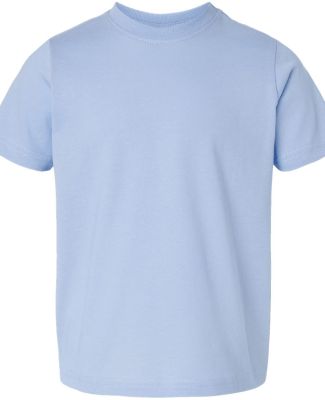 3321 Rabbit Skins Toddler Fine Jersey T-Shirt in Light blue