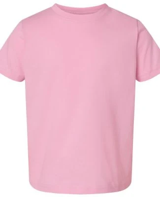 3321 Rabbit Skins Toddler Fine Jersey T-Shirt in Pink
