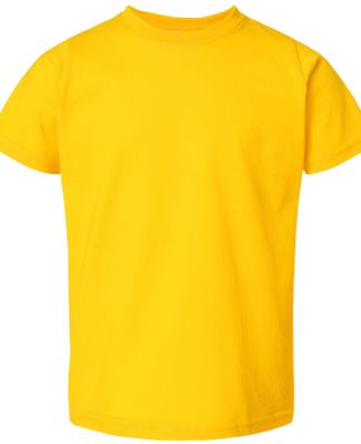 3321 Rabbit Skins Toddler Fine Jersey T-Shirt in Yellow