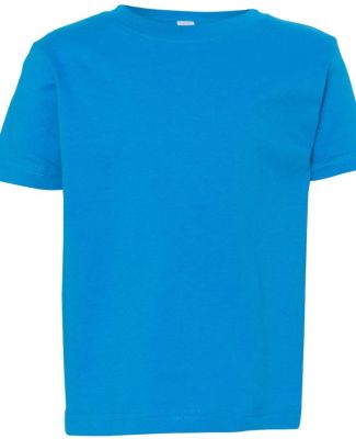 3321 Rabbit Skins Toddler Fine Jersey T-Shirt in Cobalt