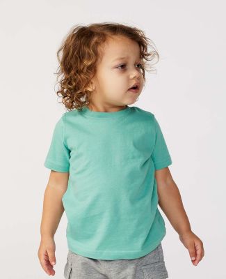 3321 Rabbit Skins Toddler Fine Jersey T-Shirt in Saltwater