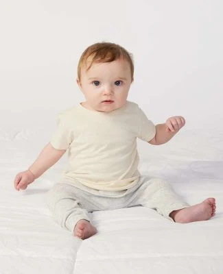 3322 Rabbit Skins Infant Fine Jersey T-Shirt in Natural