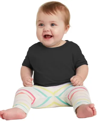 3322 Rabbit Skins Infant Fine Jersey T-Shirt BLACK