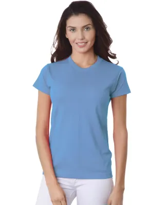 3325 Bayside Ladies' Short-Sleeve Tee Carolina Blue