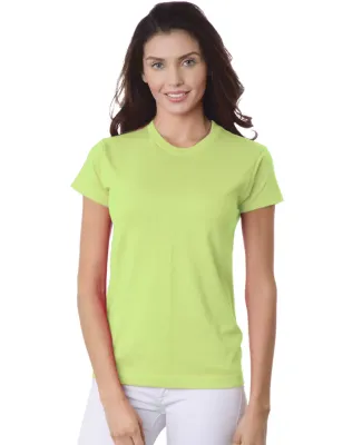3325 Bayside Ladies' Short-Sleeve Tee Lime Green