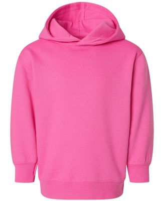 3326 Rabbit Skins Toddler Hooded Sweatshirt with P in Raspberry